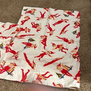 Festive Elf on the Shelf pillow cases